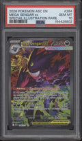 Mega Gengar ex Pokemon Ascended Heroes Special Illustration Rare #284 PSA 10