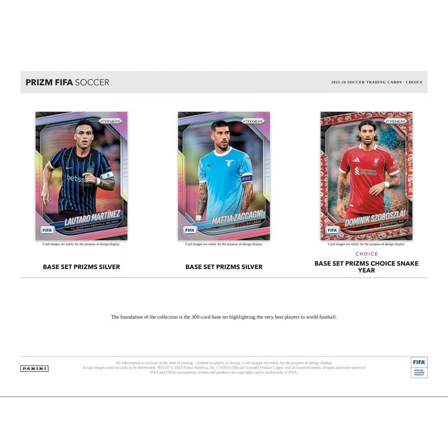 2025-26 Panini Prizm FIFA Soccer Choice Box